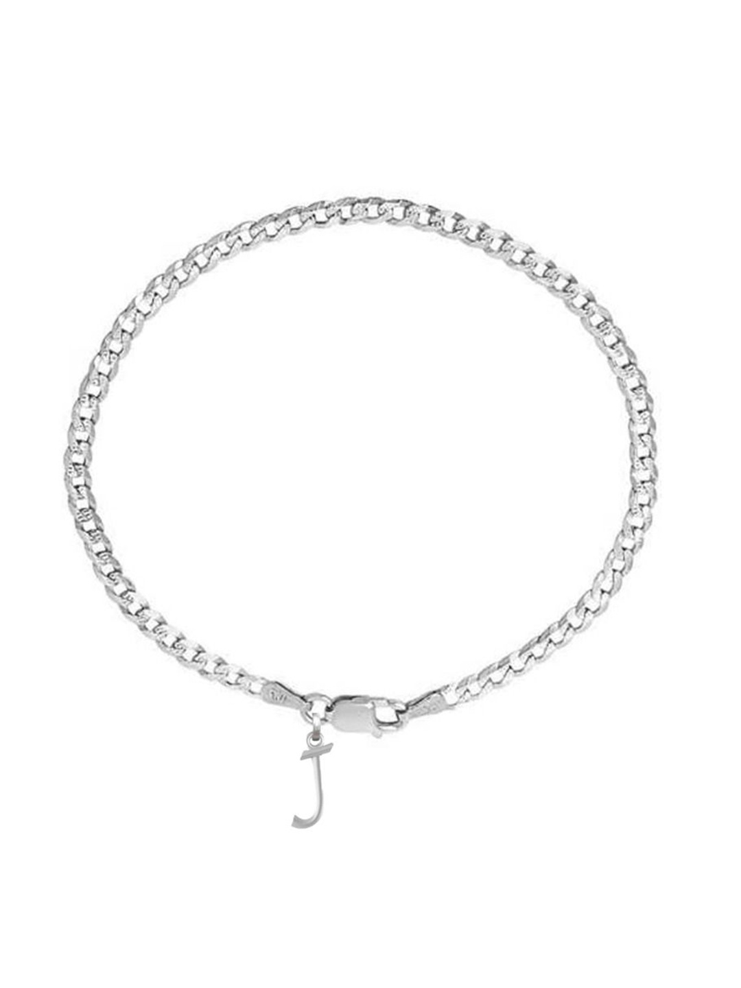

AKSHAT SAPPHIRE Men Sterling Silver Link Bracelet