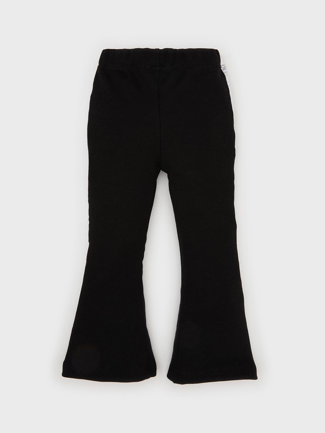 

DeFacto Girls Color-Block Boot Cut Trousers, Black