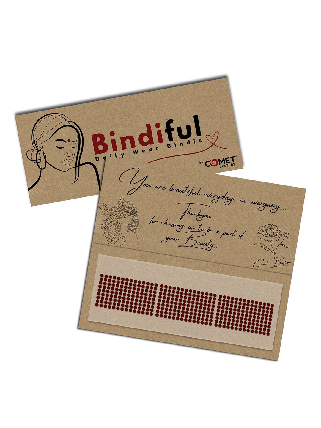 

Comet Busters Bindiful Traditional Bindi - Maroon