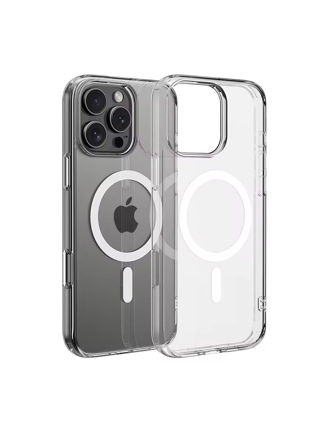 

TREEMODA Solid Printed iPhone 16 Pro Back Case Mobile Accessories, Transparent