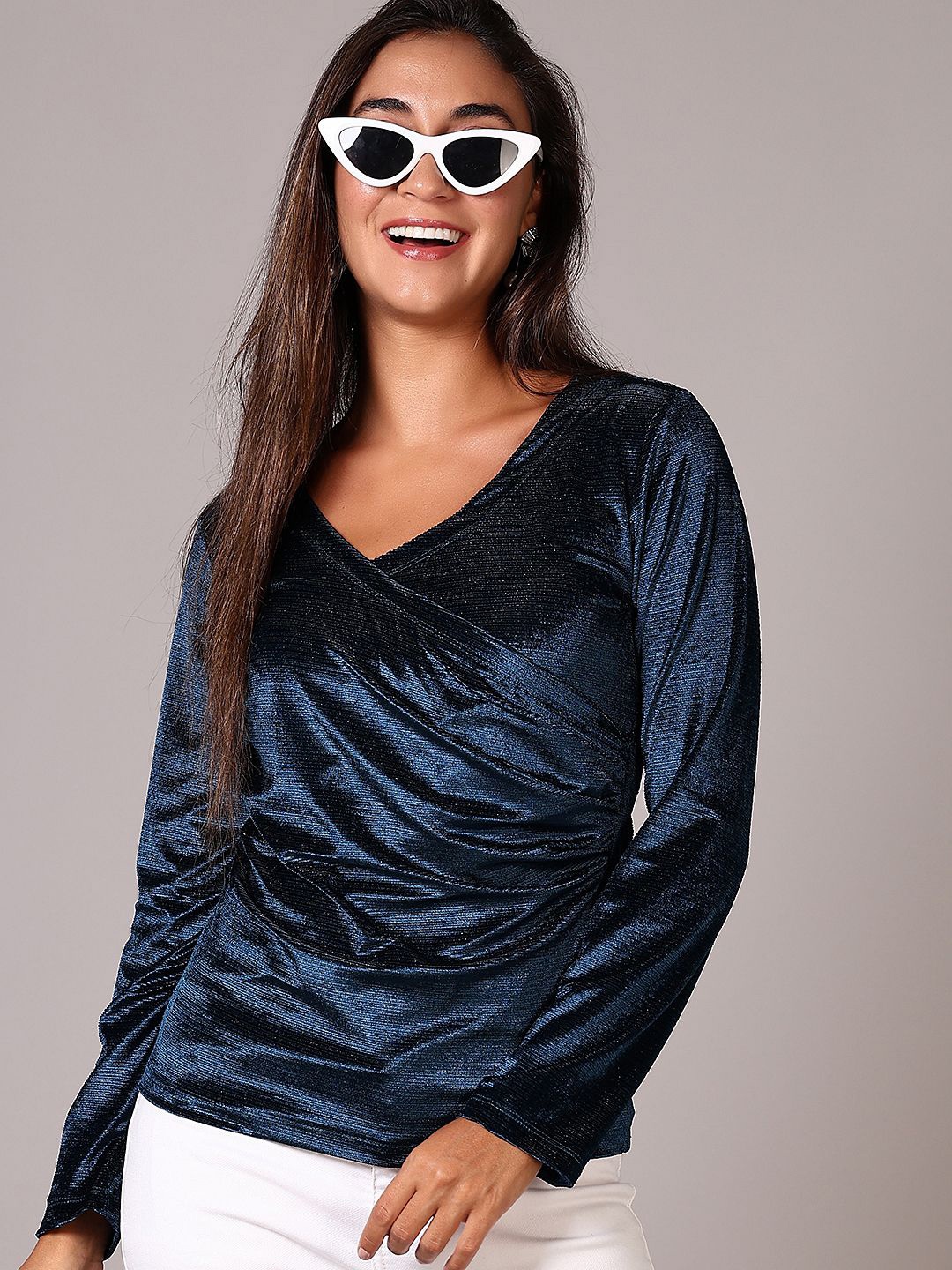 

V-Mart Cotton Top, Teal