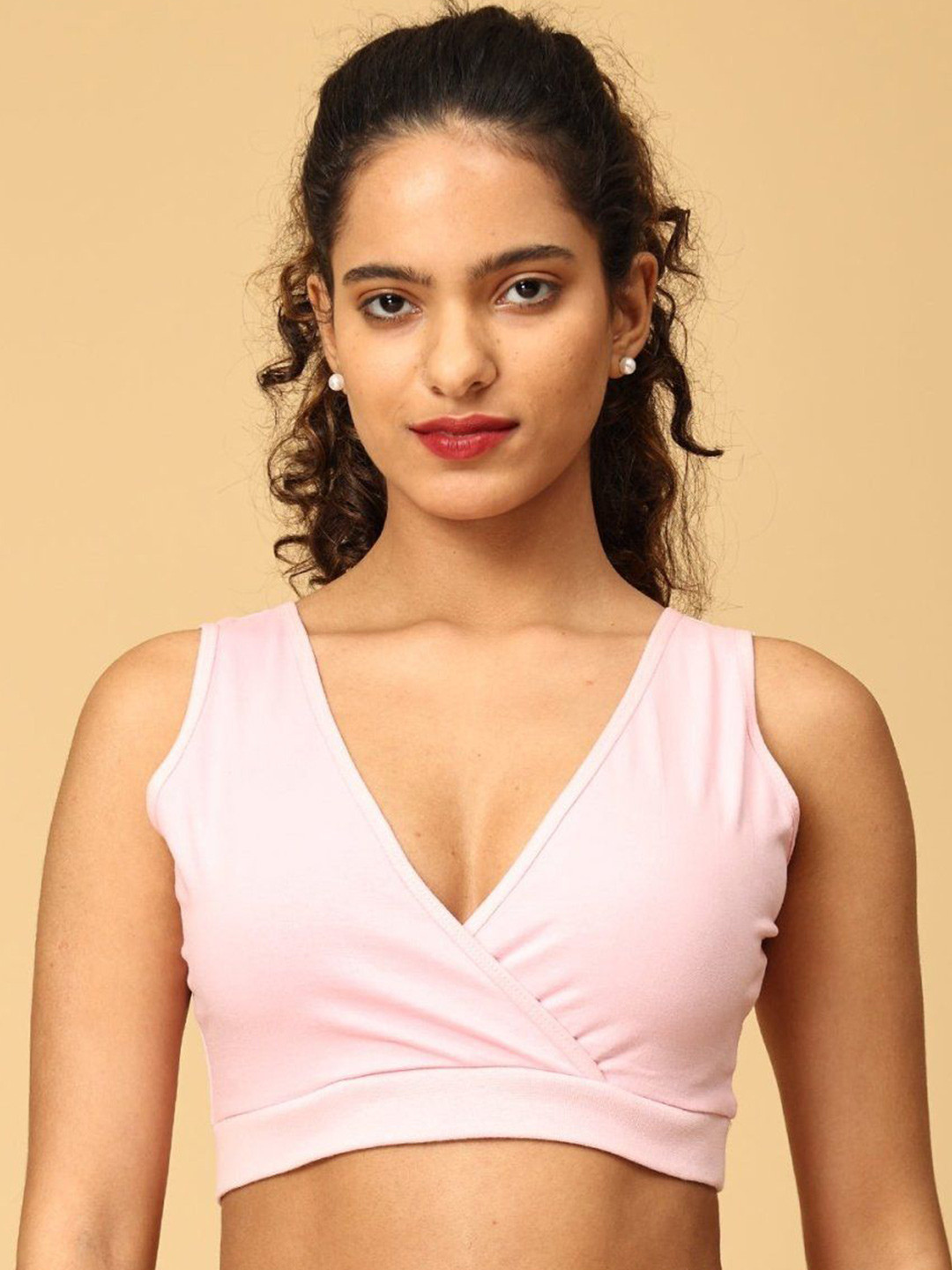 

The Mom Store Full Coverage Maternity Bra, Pink