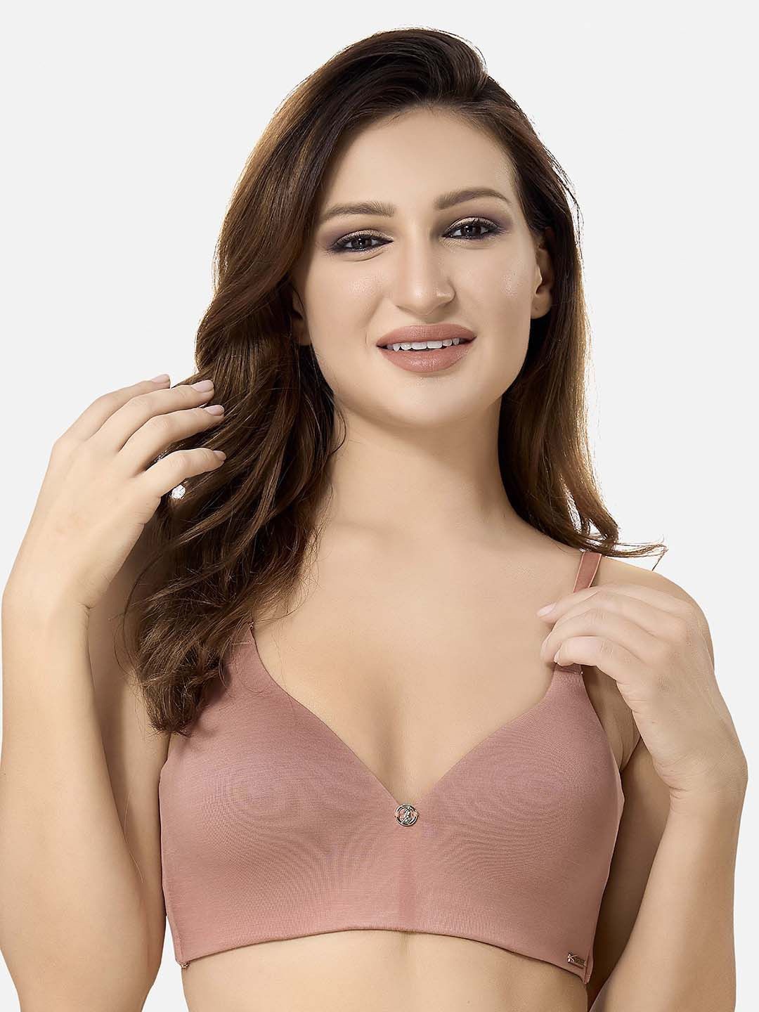 

Lenissa Medium Coverage Lightly Padded T-shirt Bra, Peach