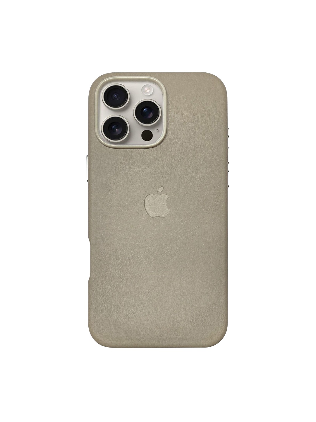 

TREEMODA Solid Printed iPhone 16 Pro Max Back Case Mobile Accessories, Grey