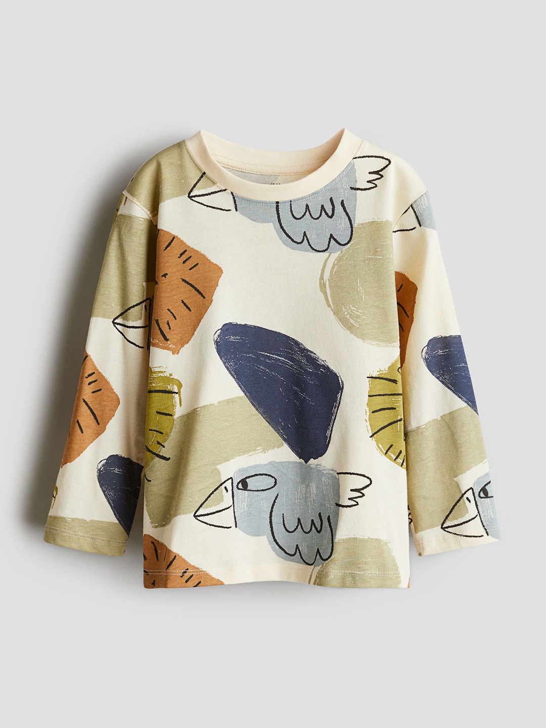 

H&M Boys Printed Jersey Top, Yellow