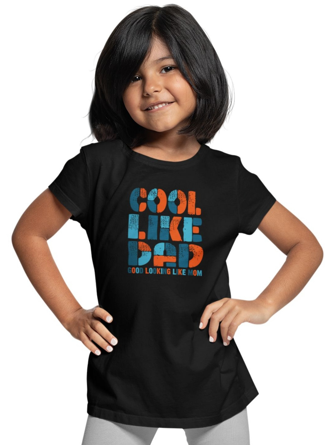 

Tantra Kids Typography Printed Extended Sleeves Applique T-shirt, Black