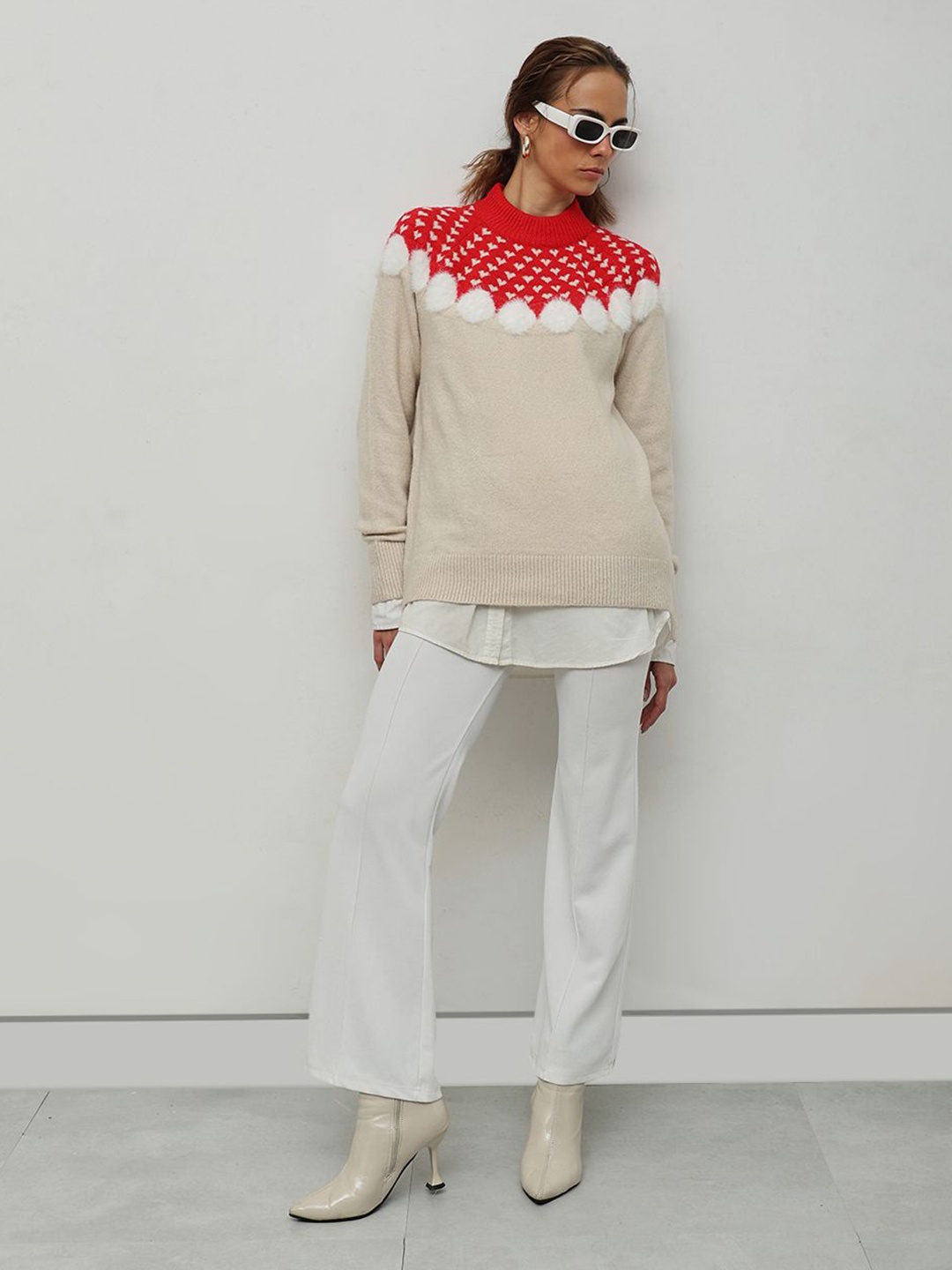 

STREET 9 Women Pullover, Red