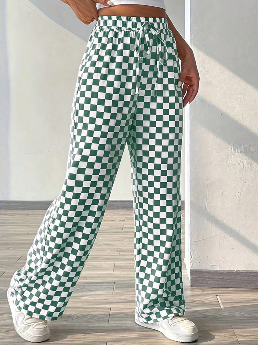 

StyleCast Women Straight Fit Trousers, Green