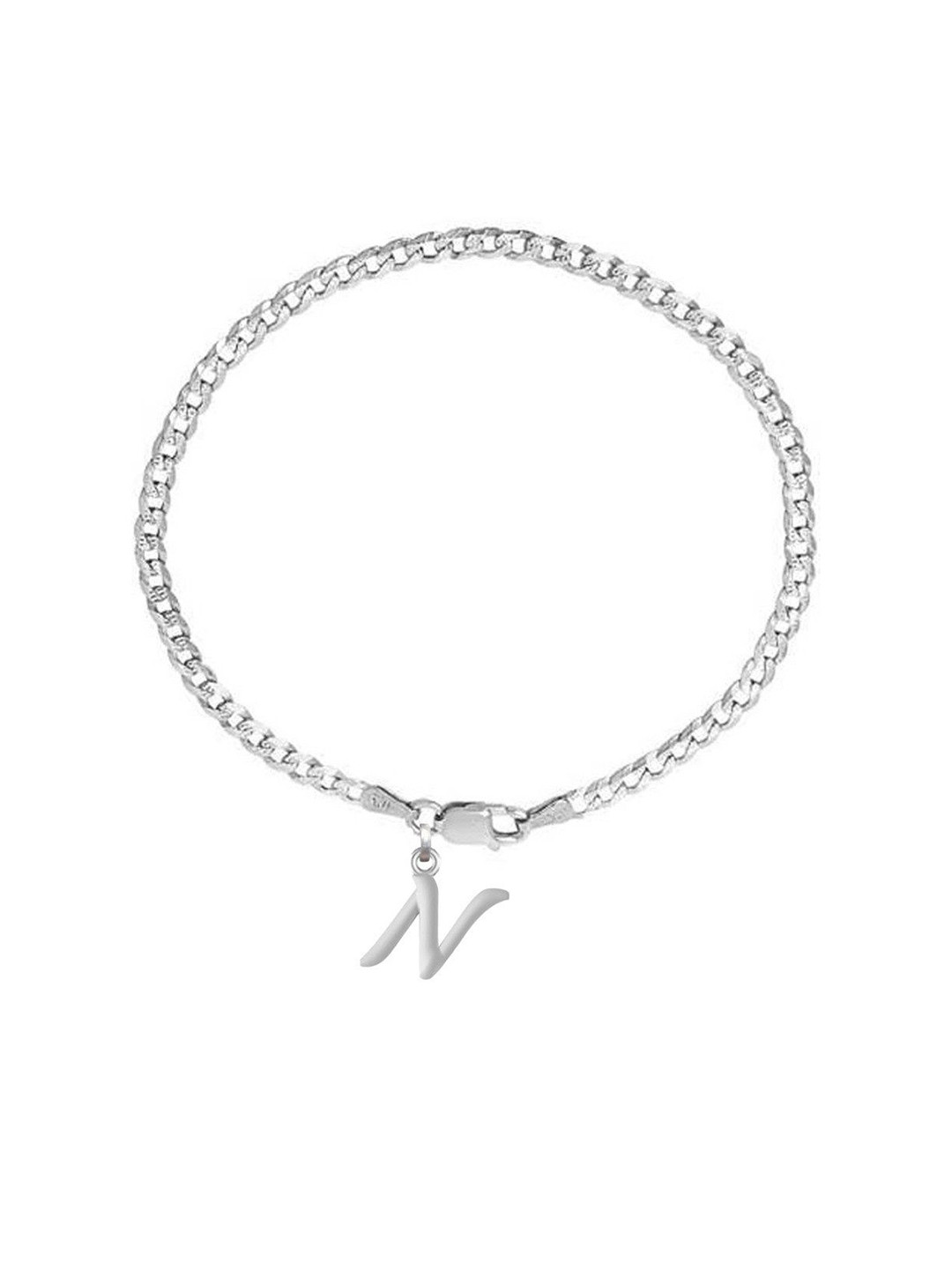 

AKSHAT SAPPHIRE Men Sterling Silver Wraparound Bracelet