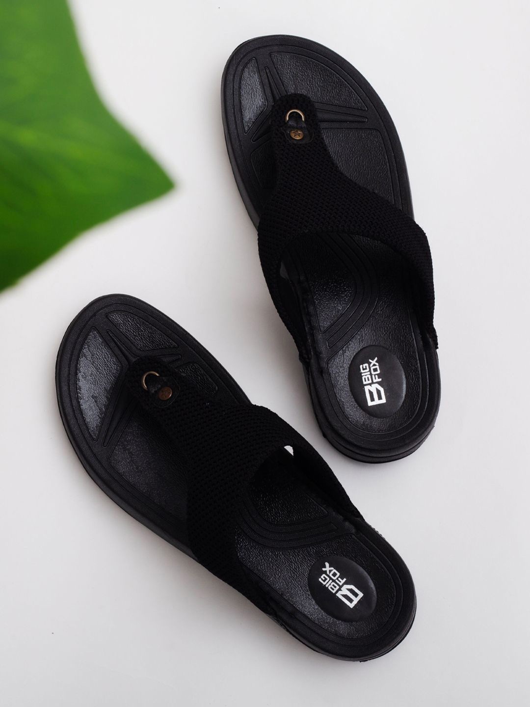 

Big Fox Men Thong Flip-Flops, Black