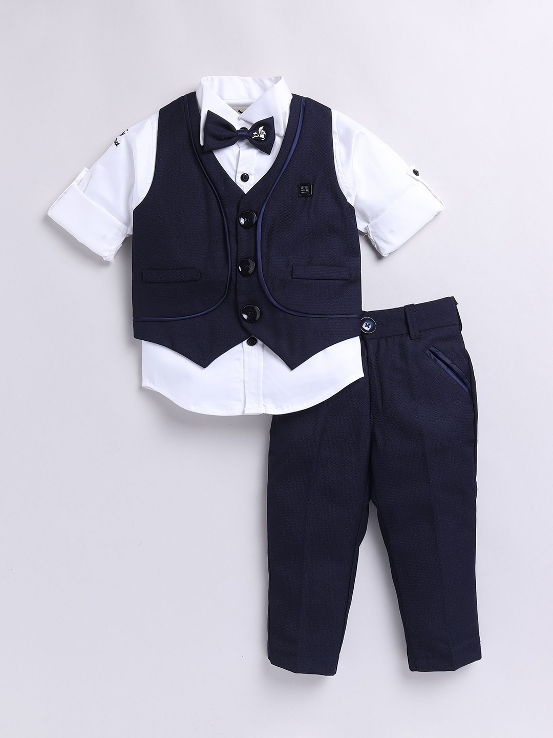 

Little Collars Boys 4 Piece Clothing Set, Blue