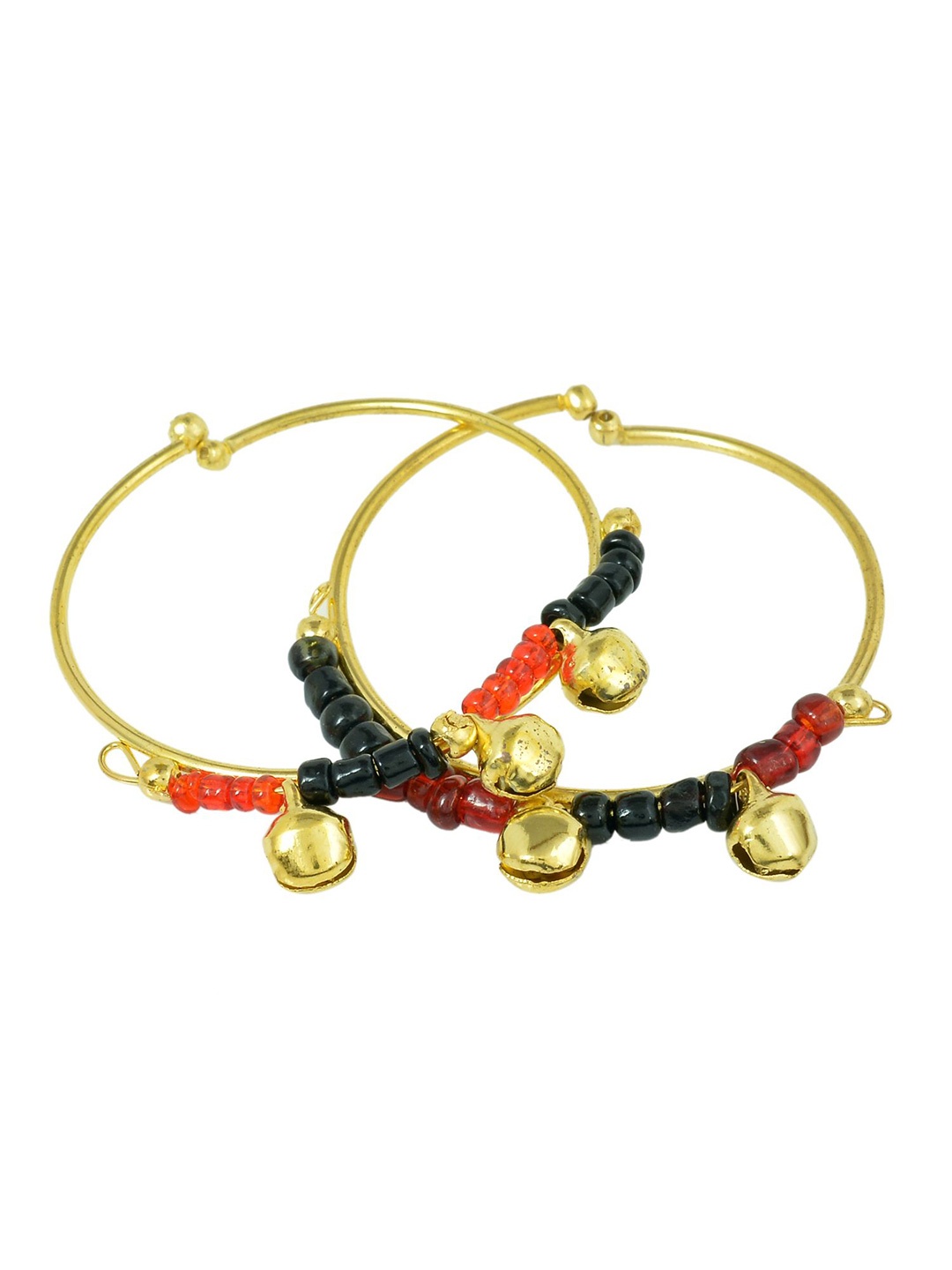 

MEMOIR Unisex Kids 2 Brass Antique Gold-Plated Charm Bracelet