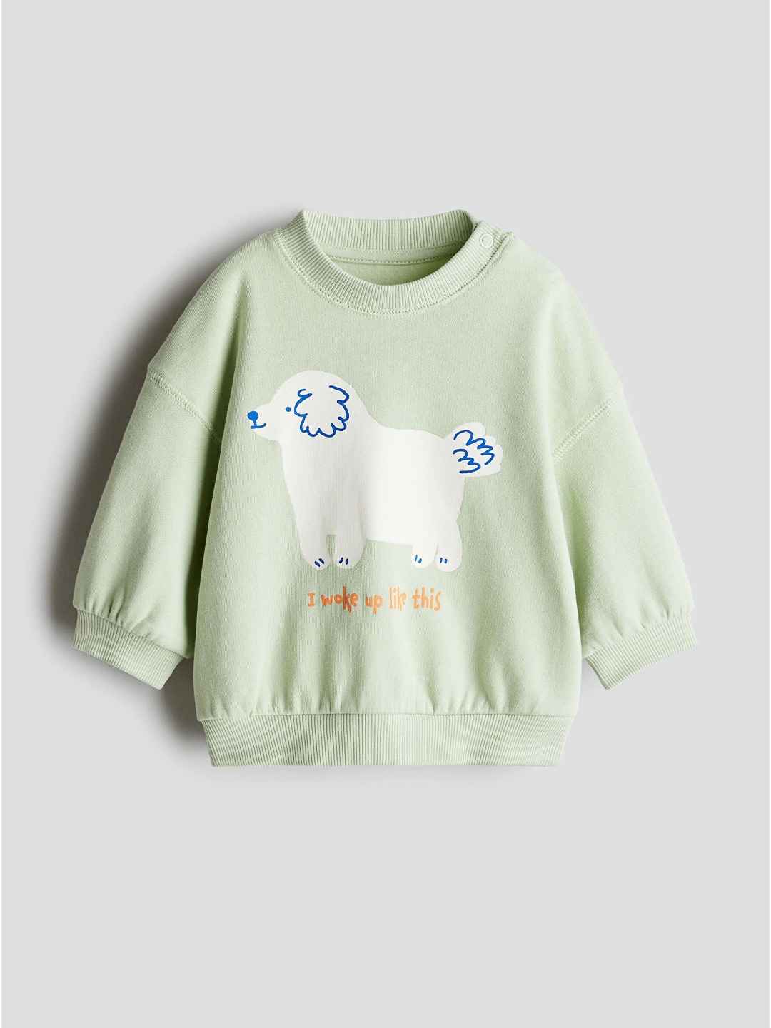 

H&M Infant Boys Printed Sweatshirt, Green