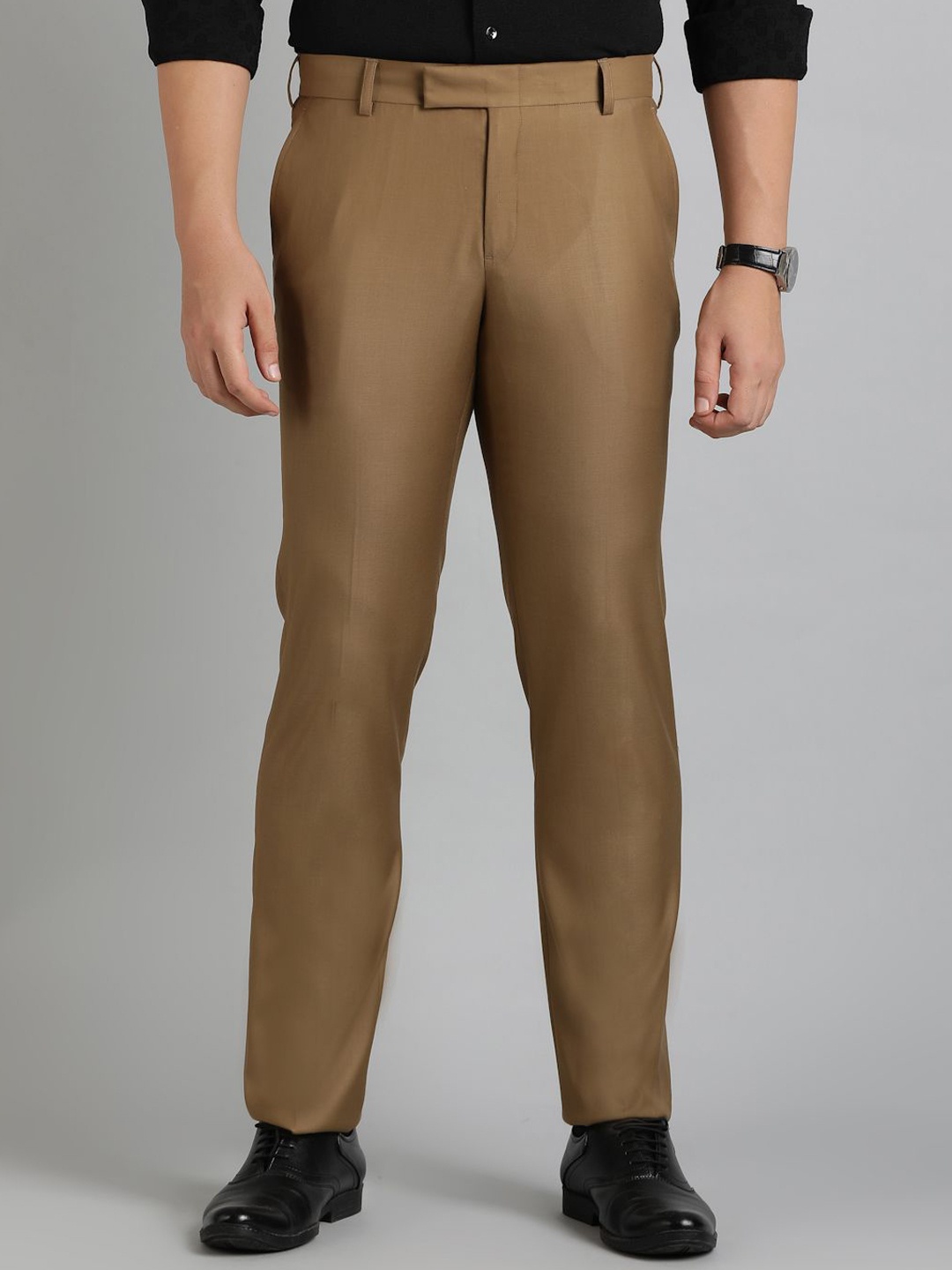 

METAL Men Slim Fit Trousers, Khaki