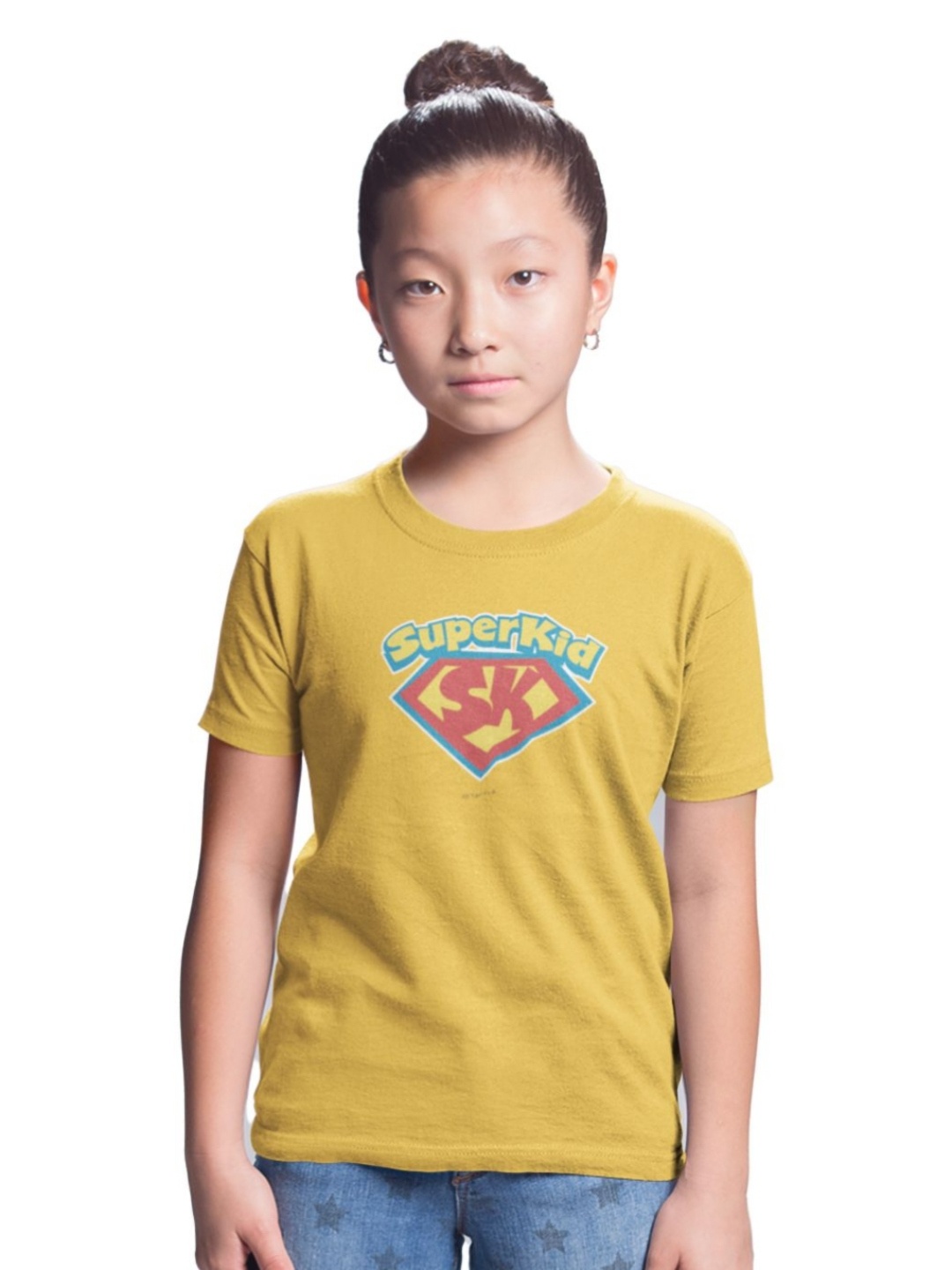 

Tantra Kids Typography Printed Applique T-shirt, Yellow