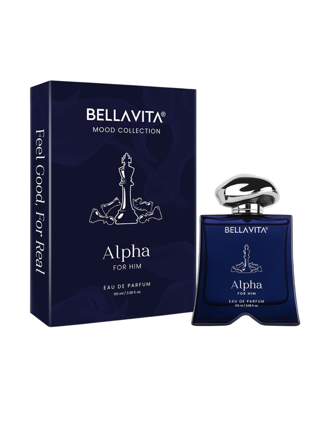

Bella Vita Organic Men Alpha Long Lasting Eau De Parfum - 100 ml, Blue