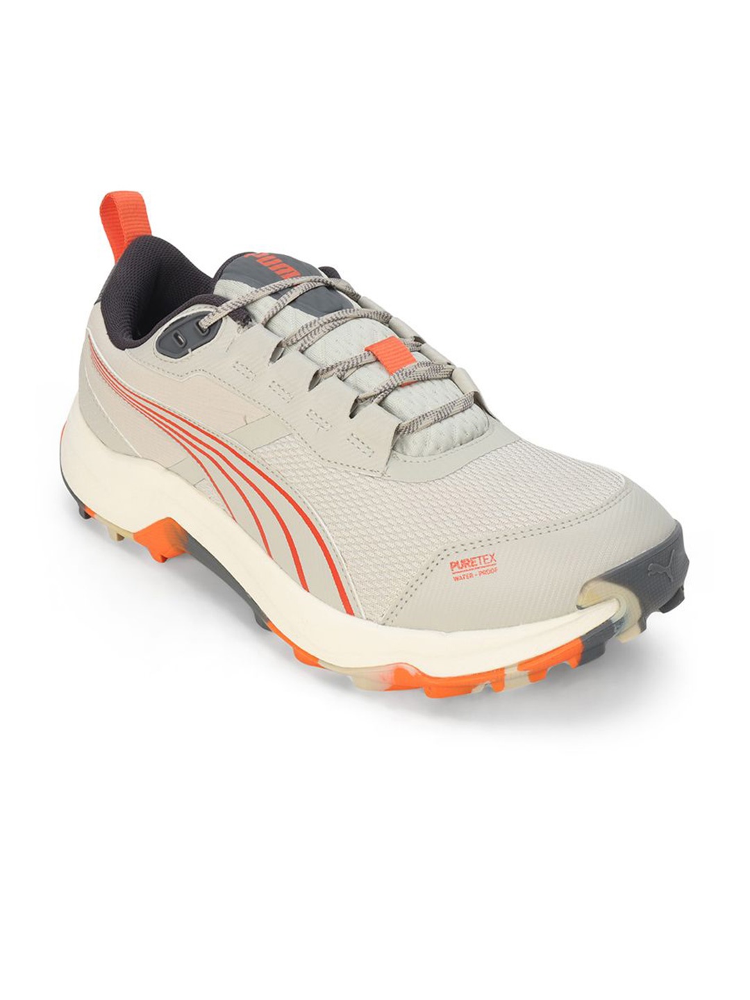 

Puma Questblitz Men's Running Lace-Up Sports Shoes, Beige