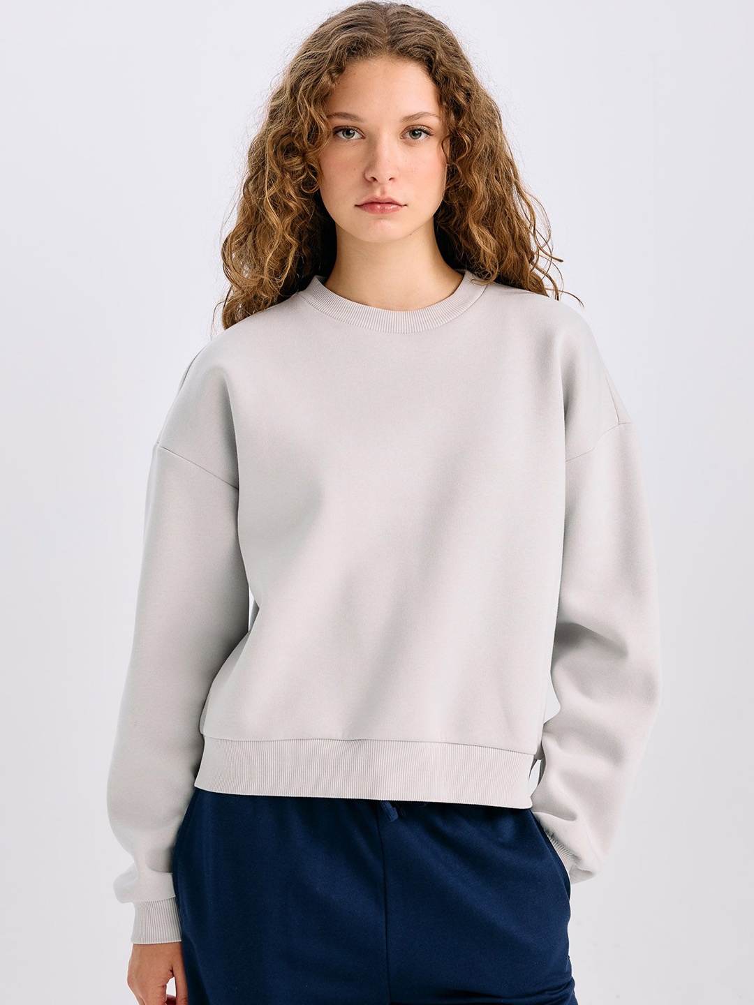 

DeFacto Women Pullover, Grey