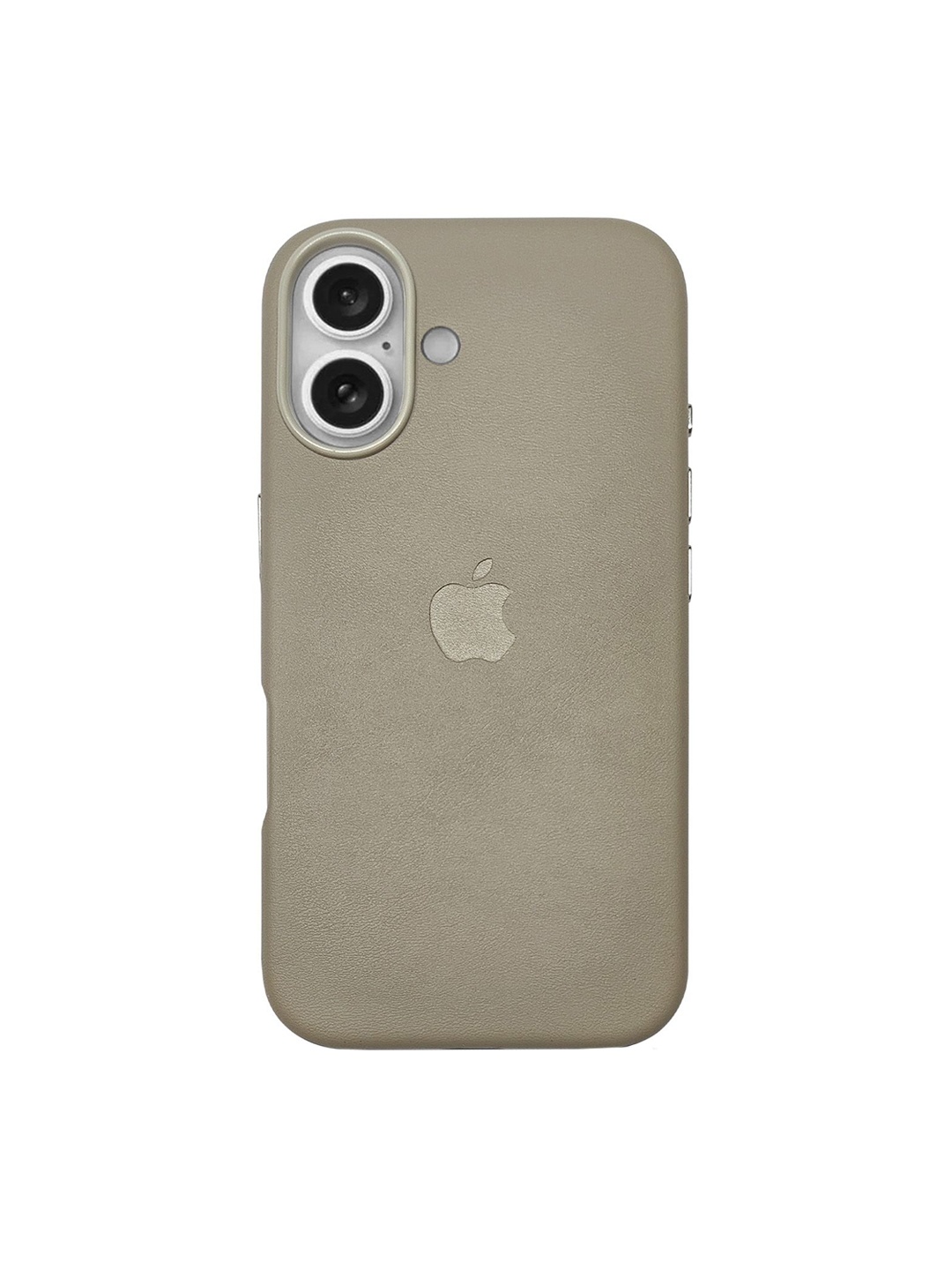

TREEMODA Solid Printed iPhone 16 Back Case Mobile Accessories, Grey