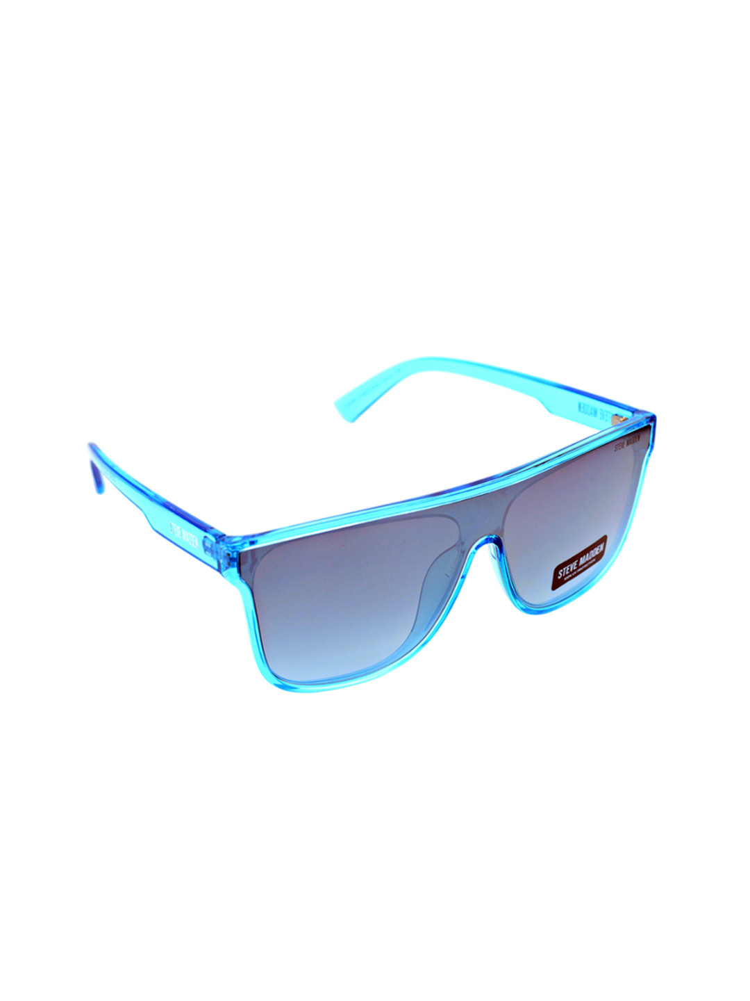 

Steve Madden Women Oversized Sunglasses with UV Protected Lens X17103, Blue