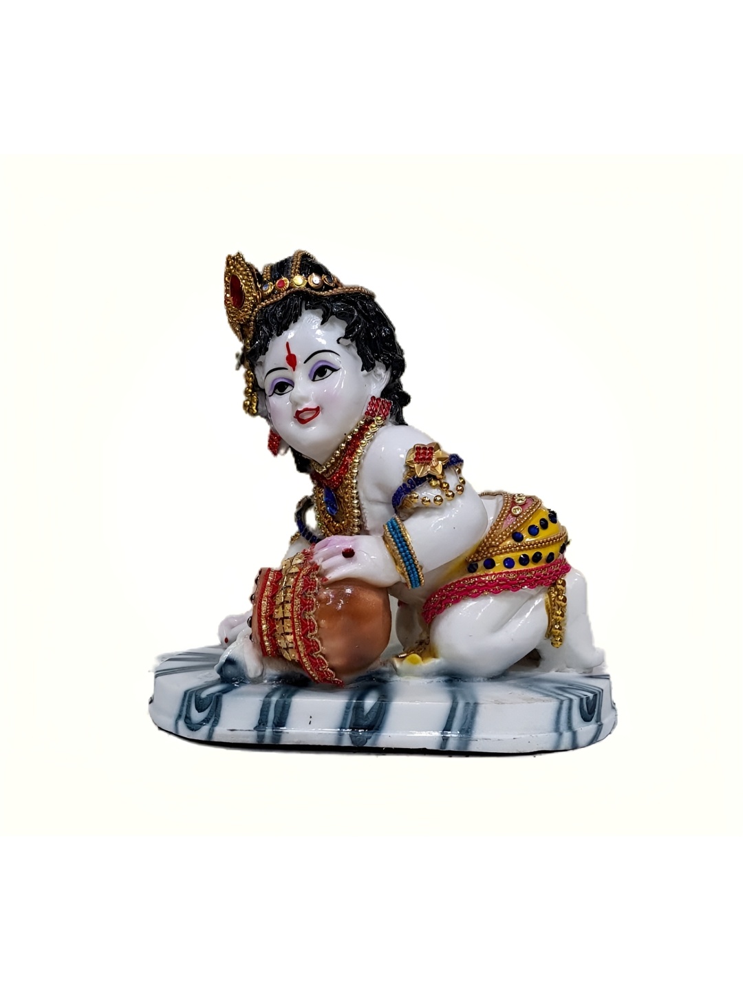 

Craft N Decor White Religious Figurine Showpiece