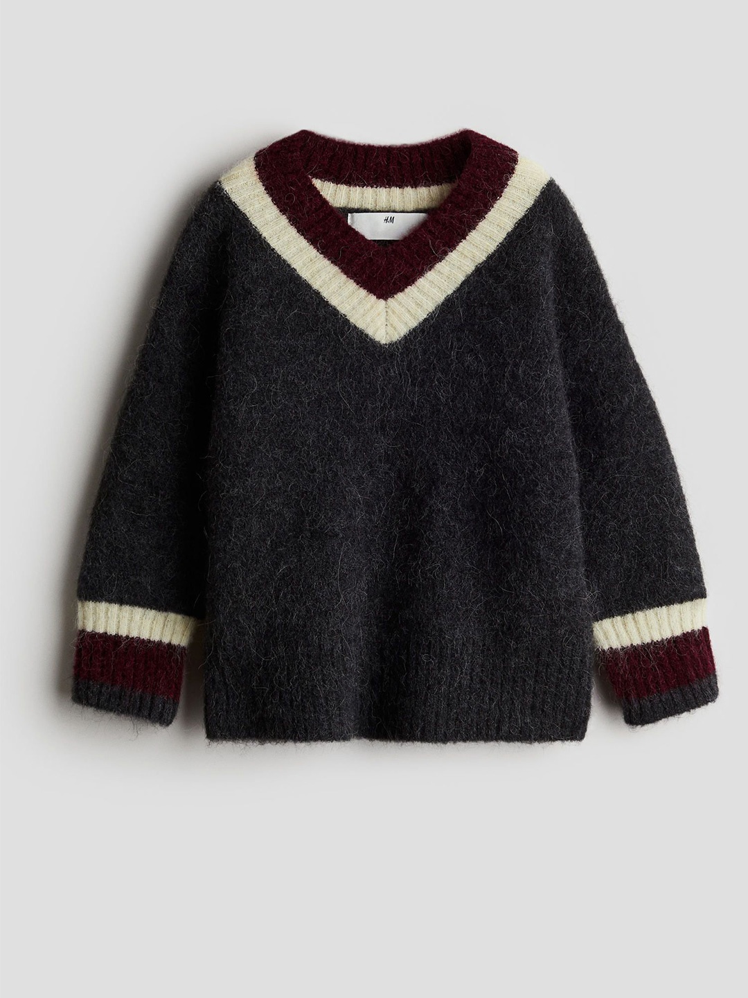 

H&M Boys Wool-Blend Jumper, Grey