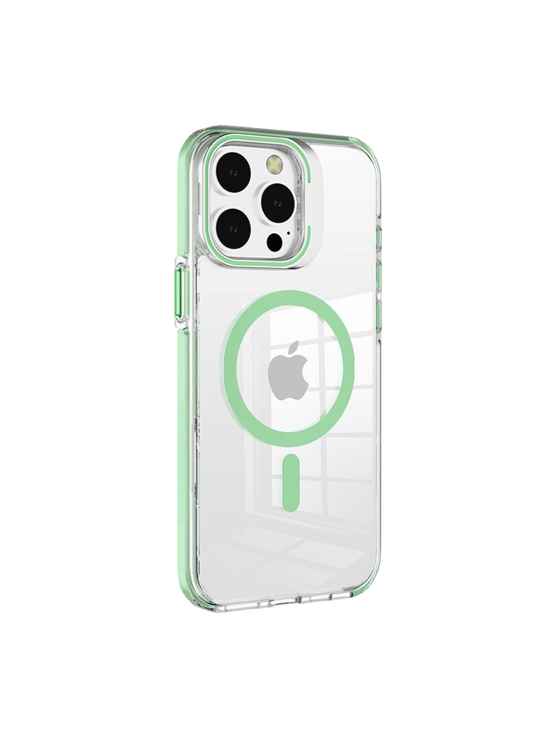 

macmerise Solid Printed iPhone 15 Pro Bumper Case Mobile Accessories, Green