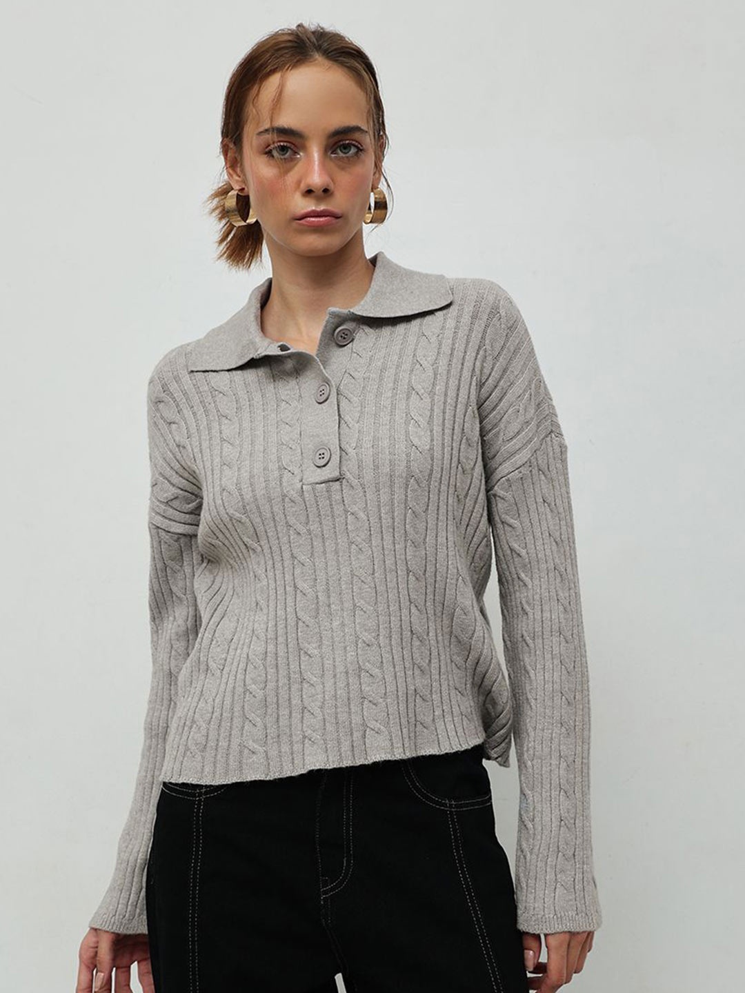 

STREET 9 Women Pullover, Grey