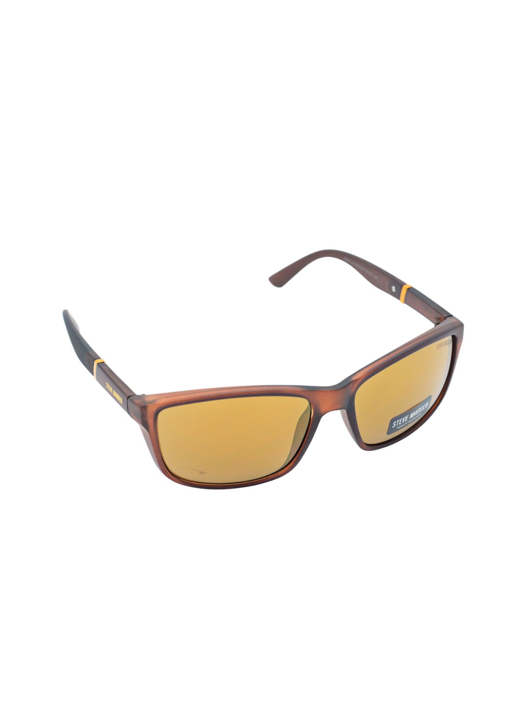 

Steve Madden Men Butterfly Sunglasses with UV Protected Lens X17153, Yellow