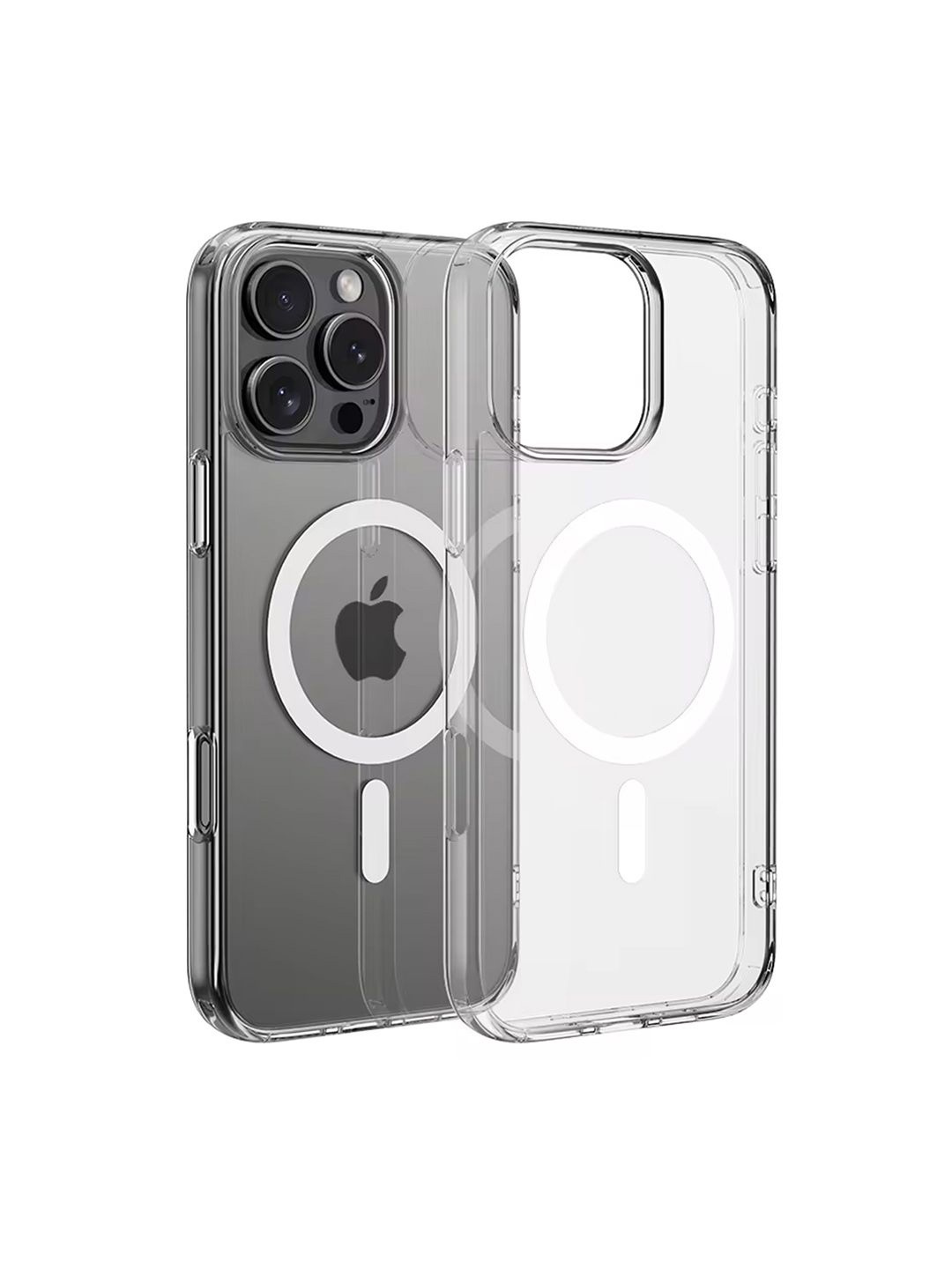 

TREEMODA Solid Printed iPhone 16 Pro Max Back Case Mobile Accessories, Transparent