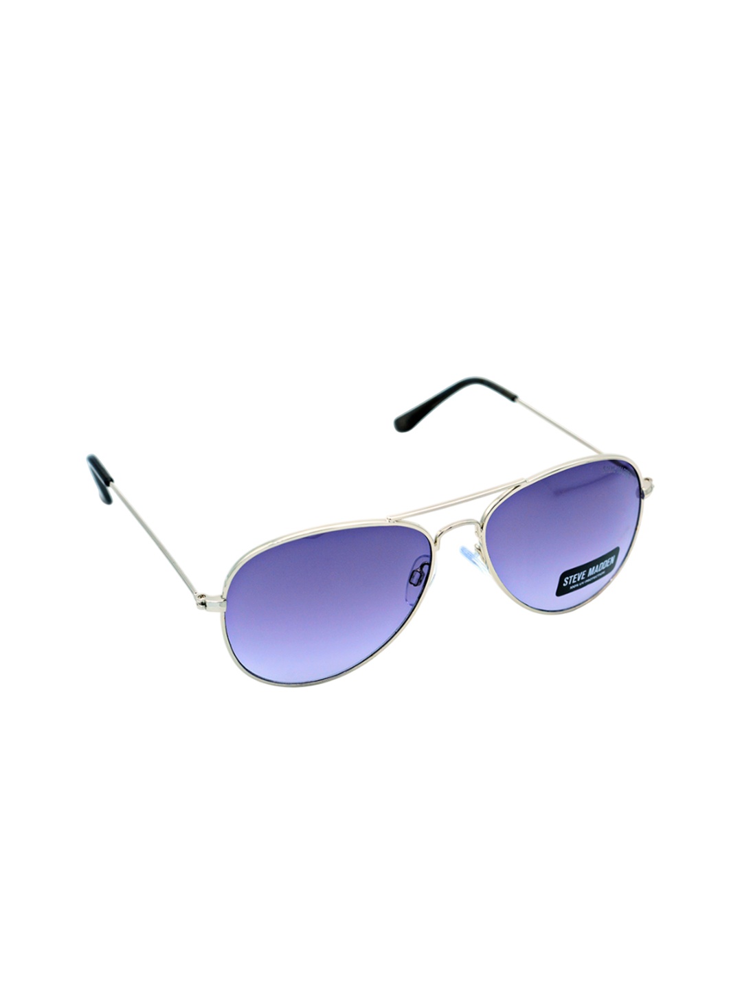 

Steve Madden Unisex Aviator Sunglasses with UV Protected Lens X17097, Lavender