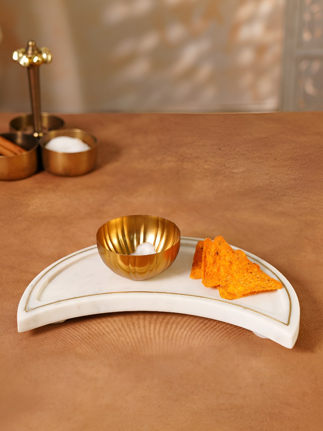 

JAYPORE White 2024 Marble Food Platter