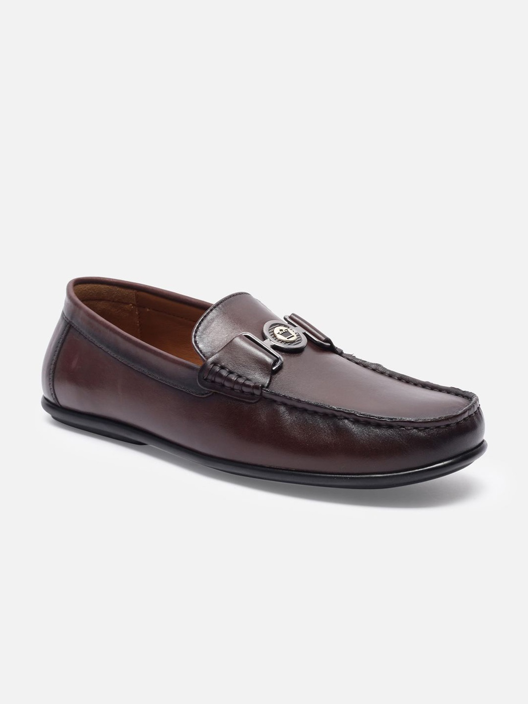 

Louis Philippe Men Leather Loafers, Brown