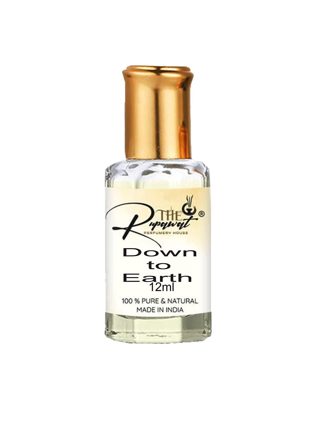 

THE RUPAWAT Perfumery House Down To Earth 100% Natural Alcohol-Free Attar - 12 ml, Transparent