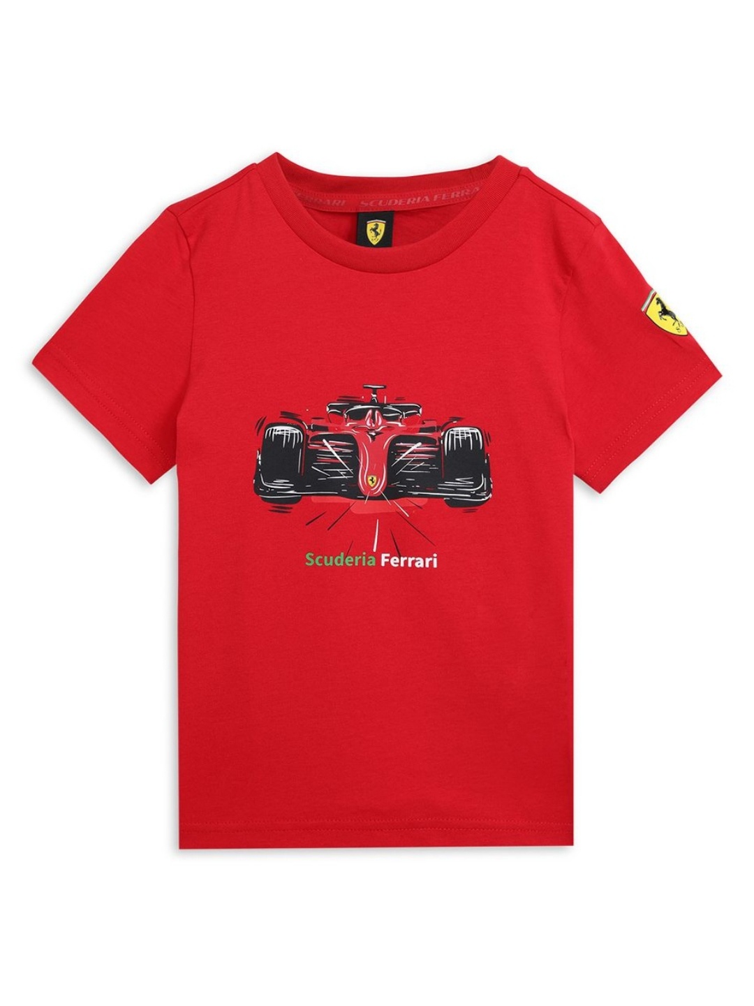 

PUMA Motorsport Kids Typography Printed T-shirt, Red