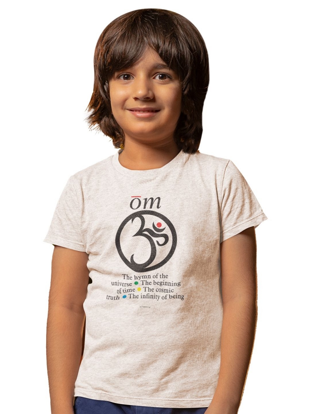 

Tantra Kids Printed Pockets T-shirt, White