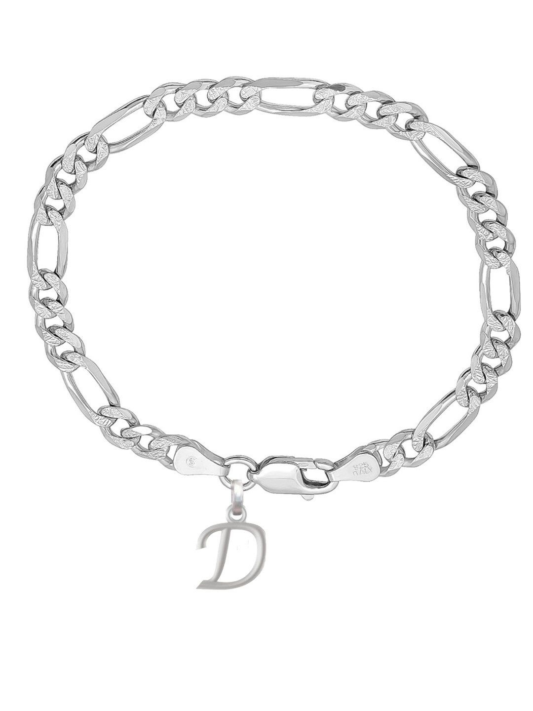 

AKSHAT SAPPHIRE Men Sterling Silver Link Bracelet