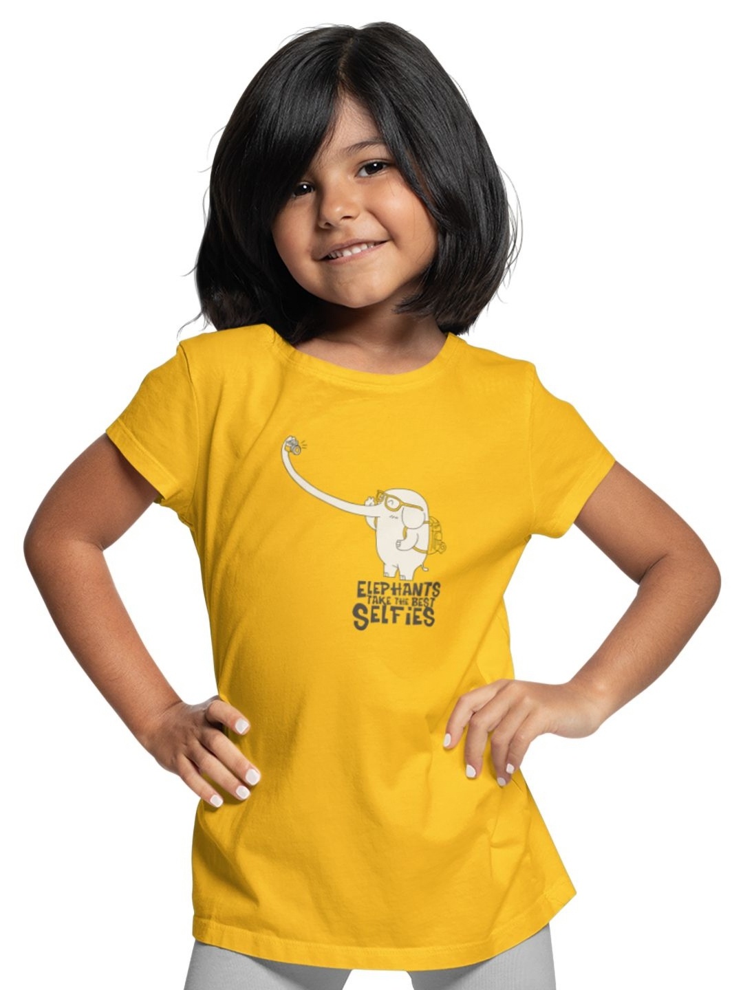 

Tantra Kids Floral Printed T-shirt, Yellow