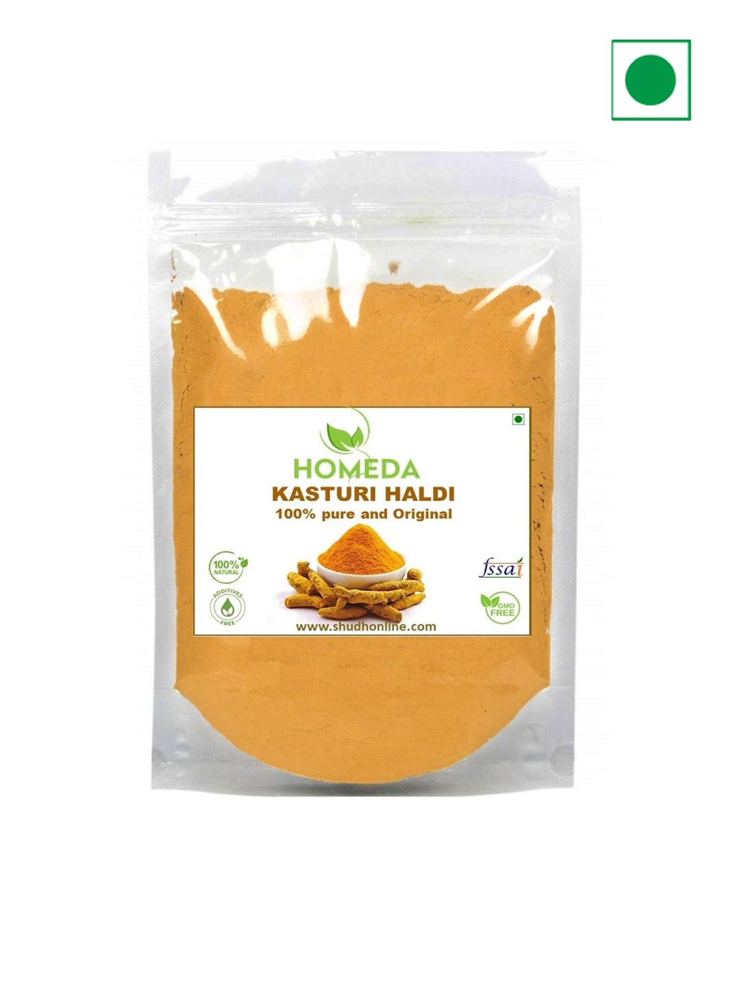 

Homeda Natural Kasturi Haldi Powder For Face & Skin - 100 g, Orange