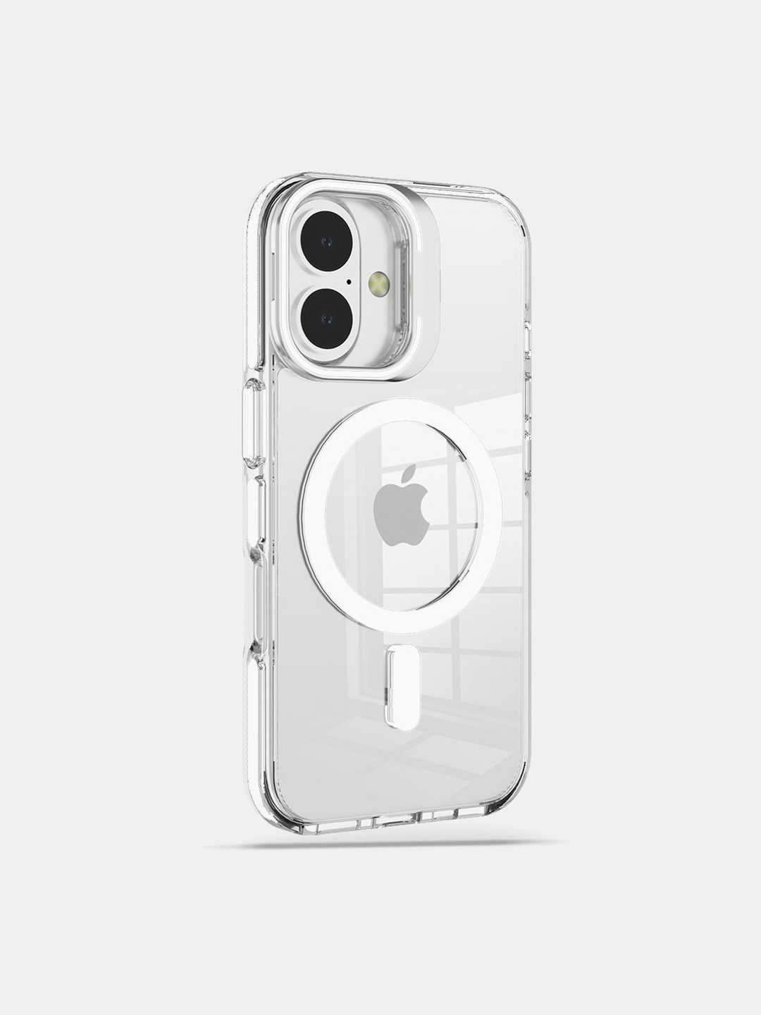 

macmerise Solid Printed iPhone 16 Bumper Case Mobile Accessories, White