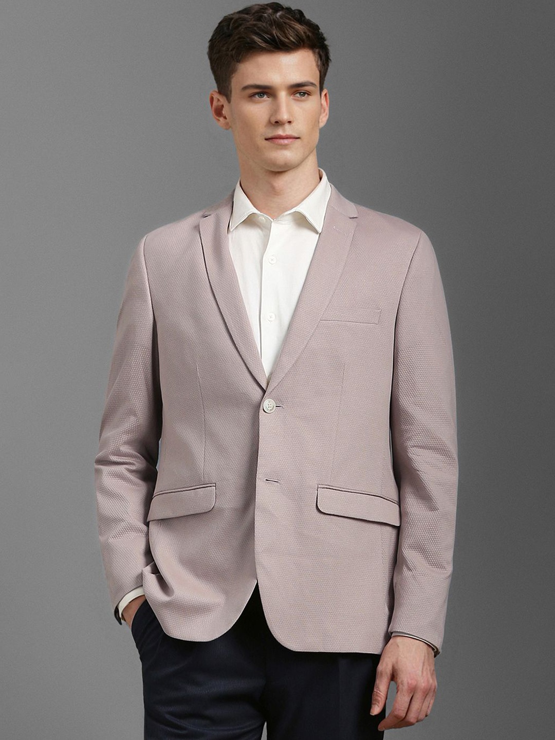 

Louis Philippe Sport Single Breasted Blazer, Pink