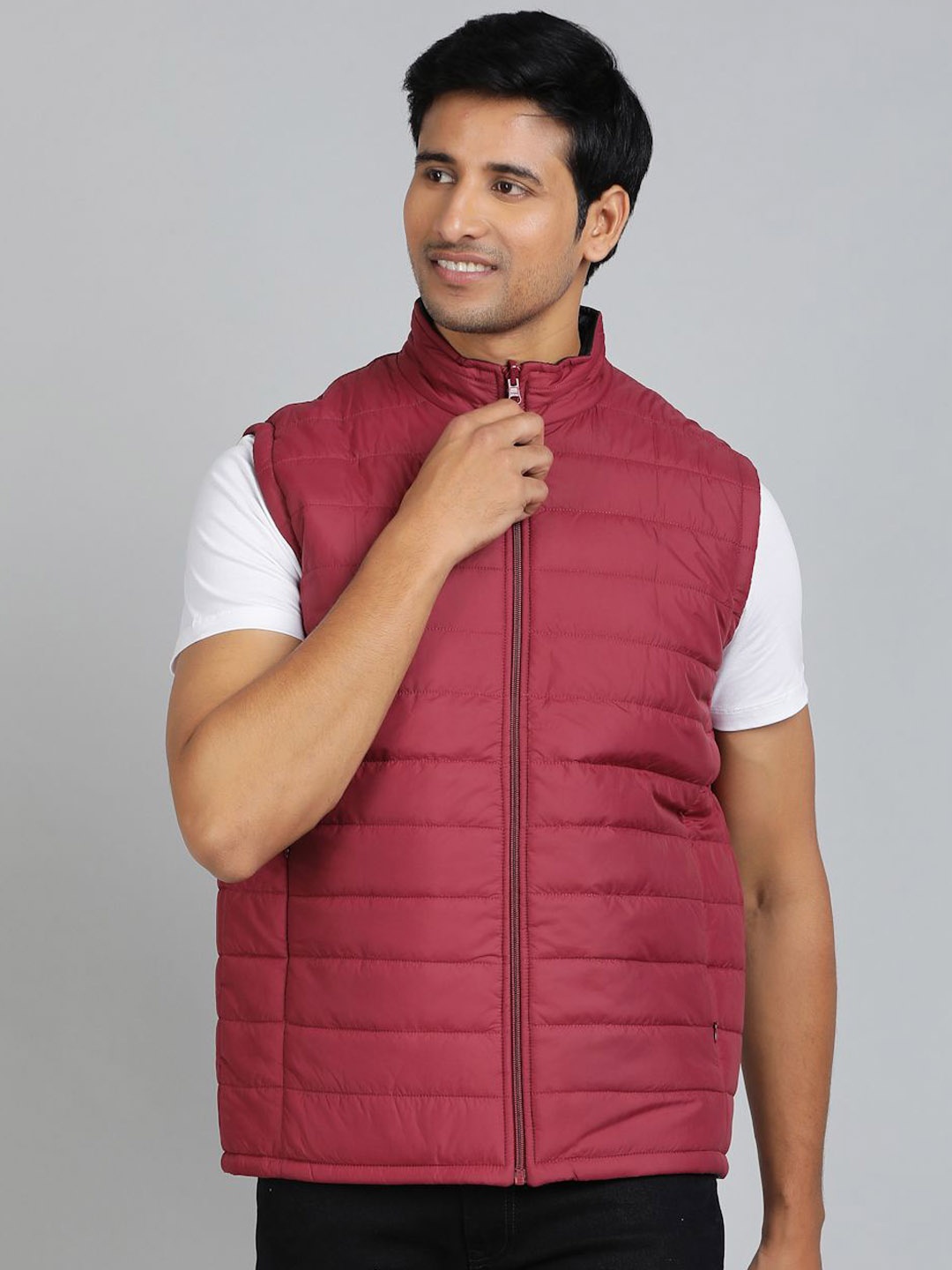 

JADE BLUE Men Tailored Jacket, Maroon