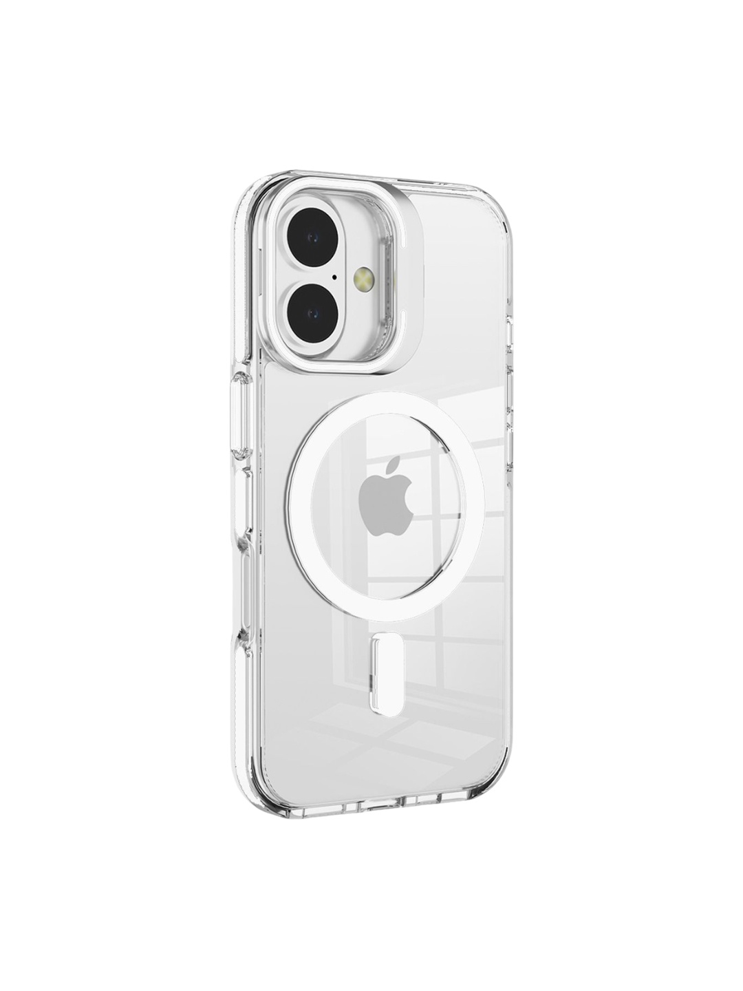 

macmerise Solid Printed iPhone 16 Plus Bumper Case Mobile Accessories, White