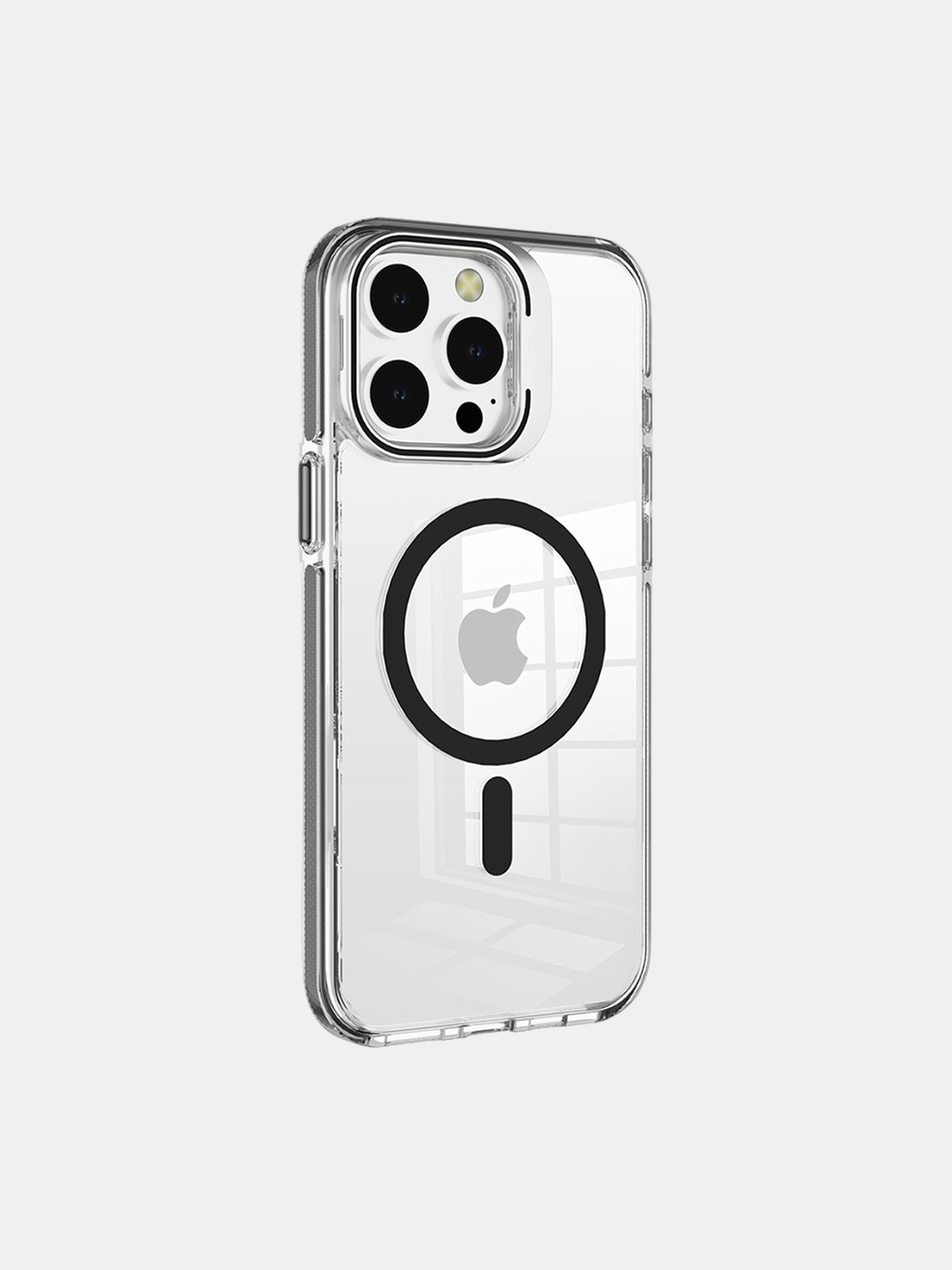 

macmerise Solid Printed iPhone 15 Pro Bumper Case Mobile Accessories, Black