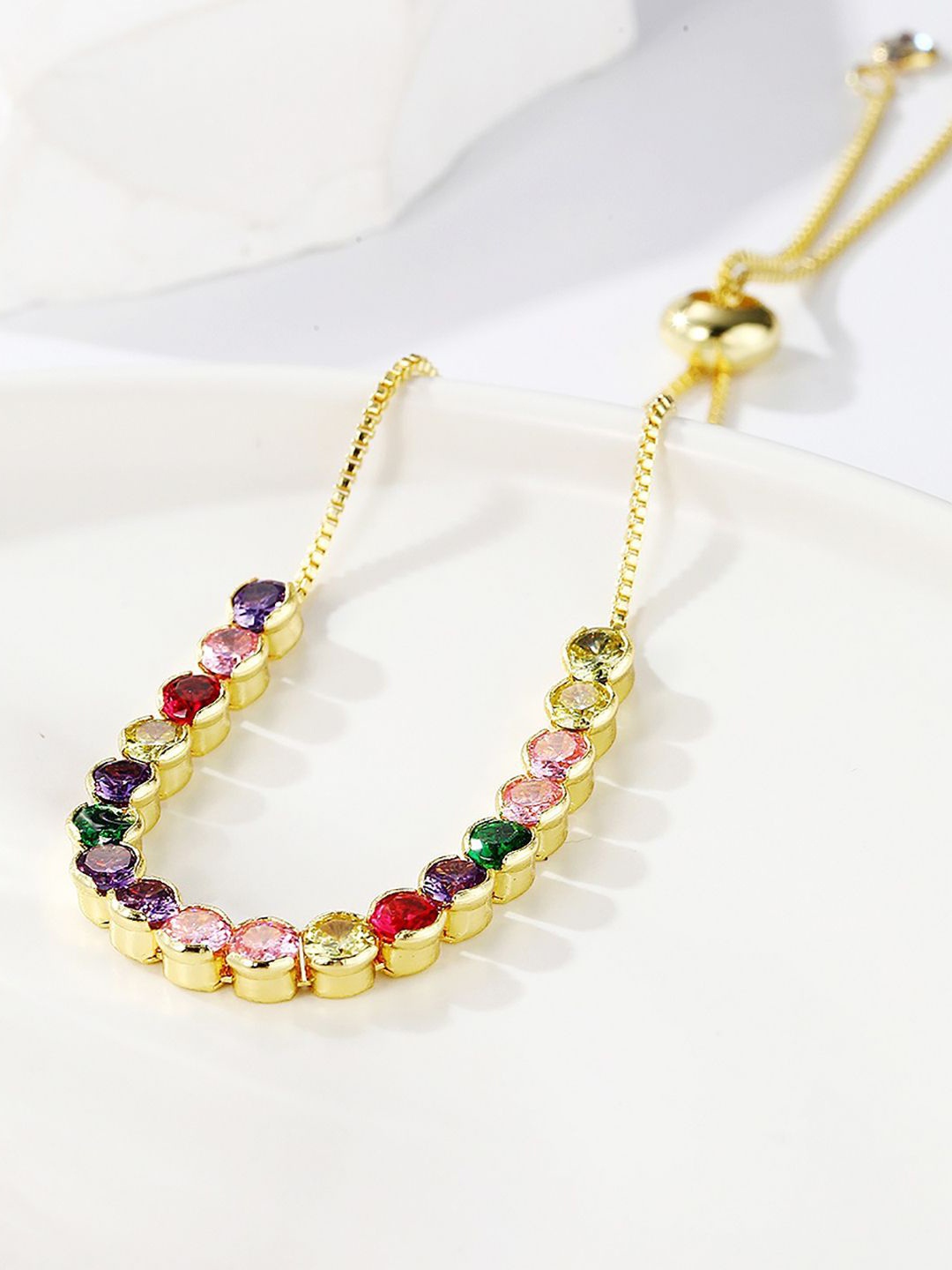 

StyleCast x Revolte Women Handcrafted Gold-Plated Wraparound Bracelet