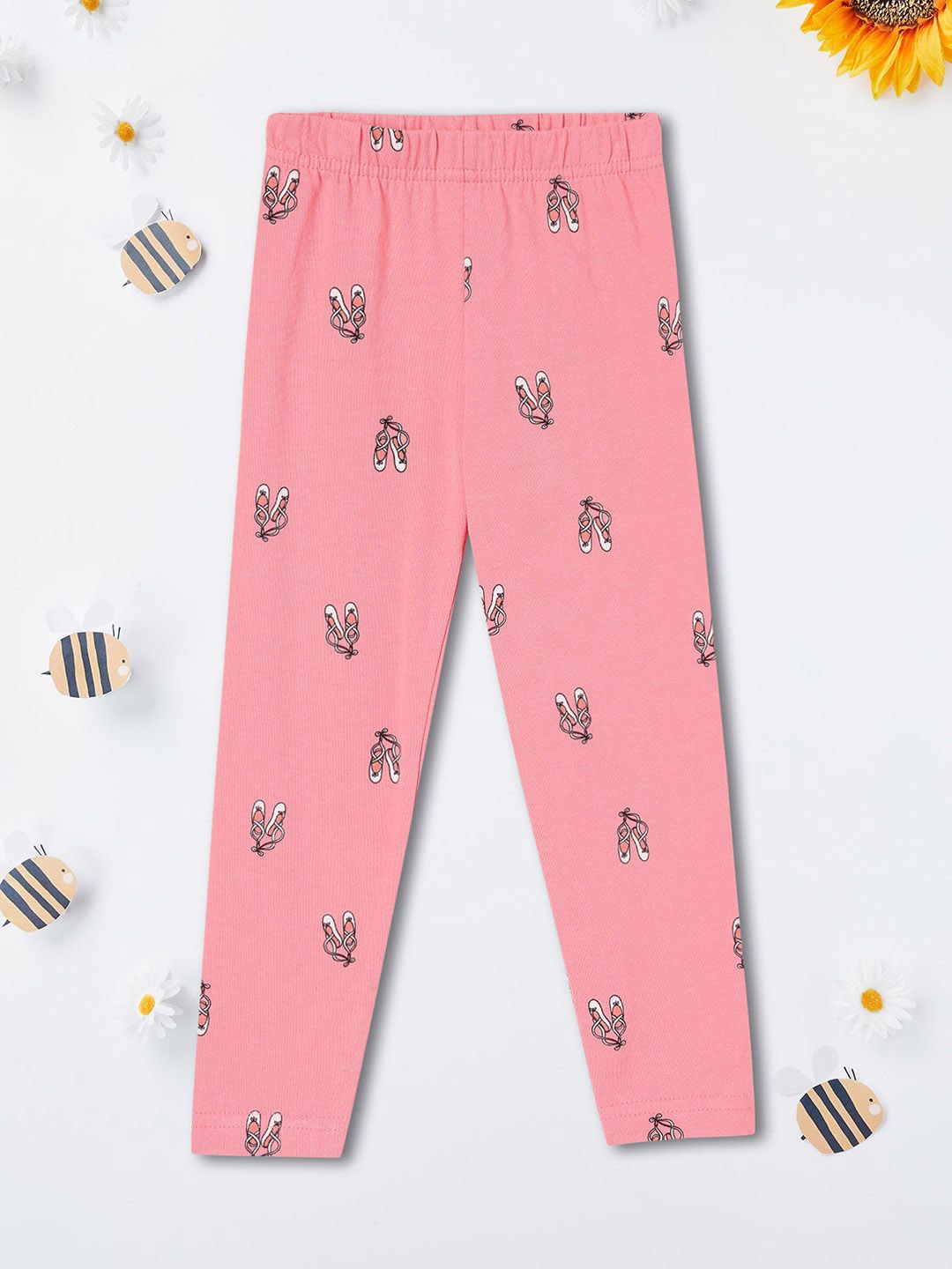 

max Girls Printed Leggings, Orange