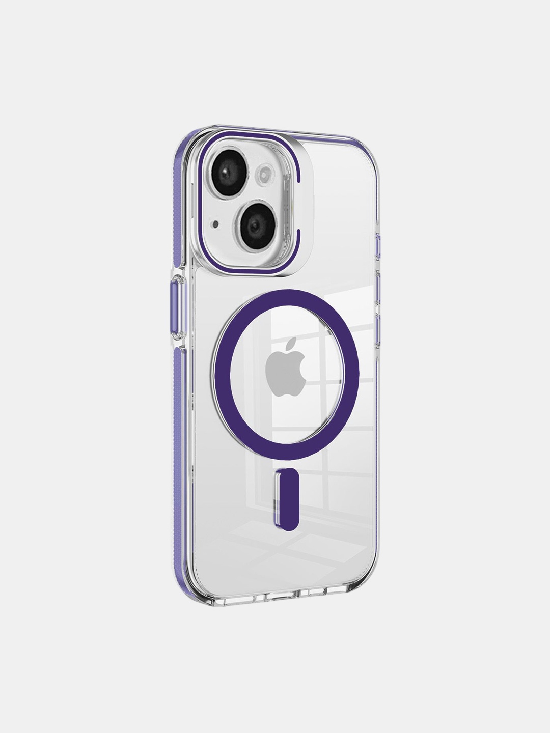 

macmerise Solid Printed iPhone 15 Plus Bumper Case Mobile Accessories, Purple