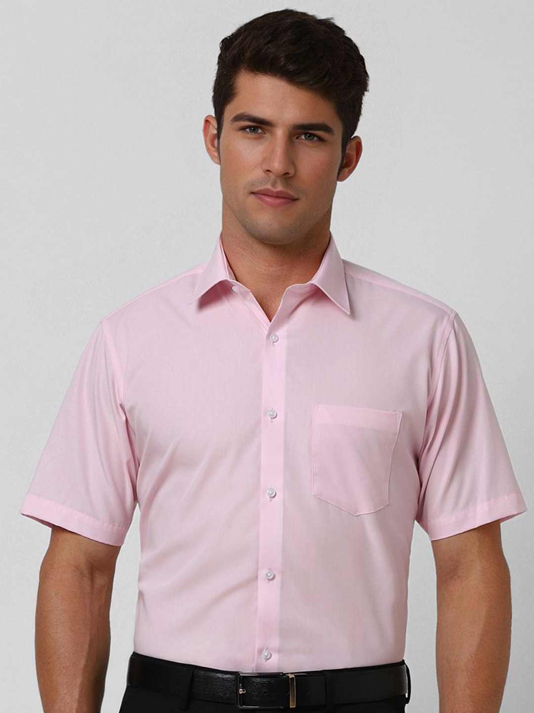 

Van Heusen Men Opaque Formal Shirt, Pink