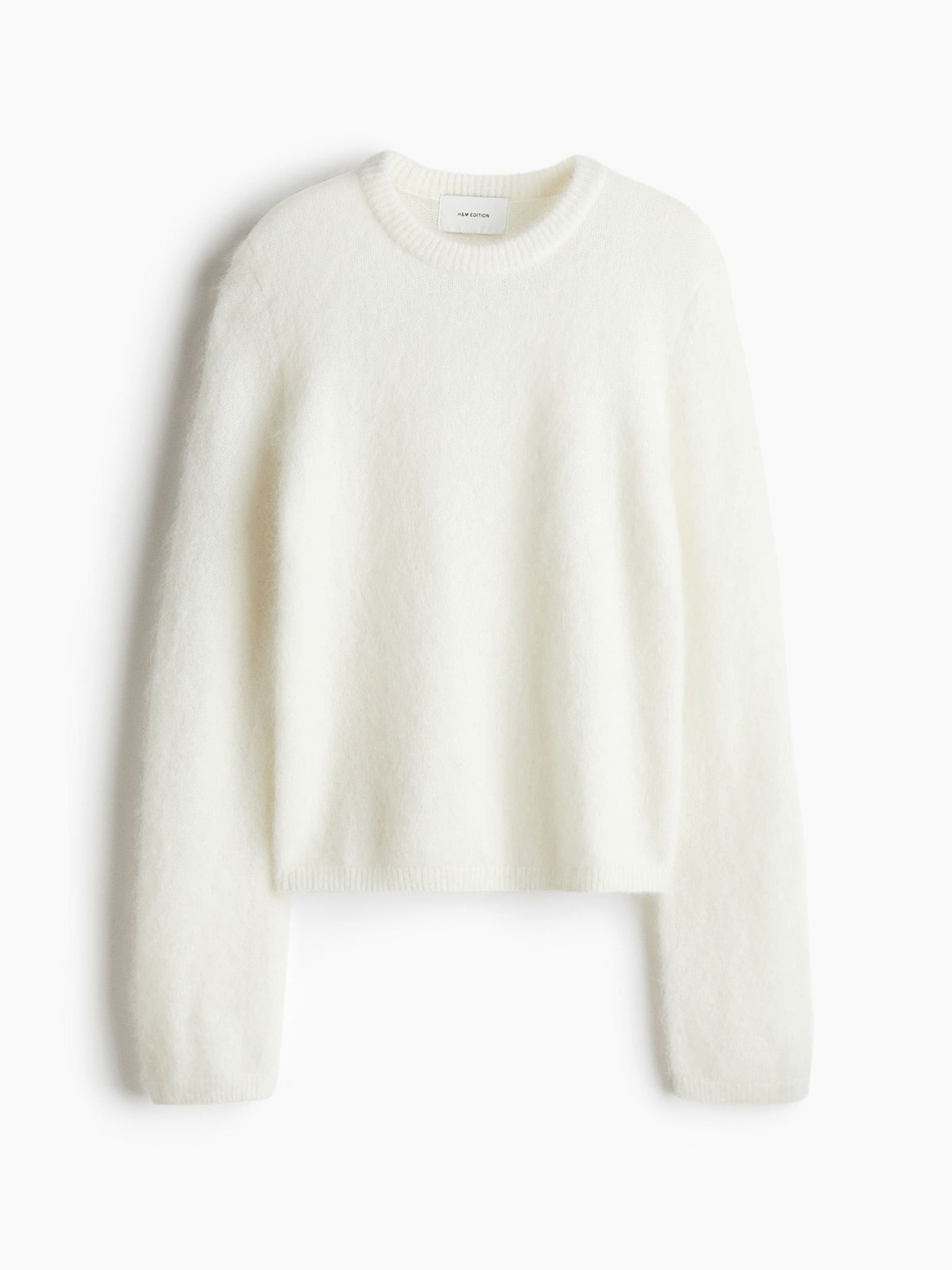 

H&M Mohair-Blend Jumper, White