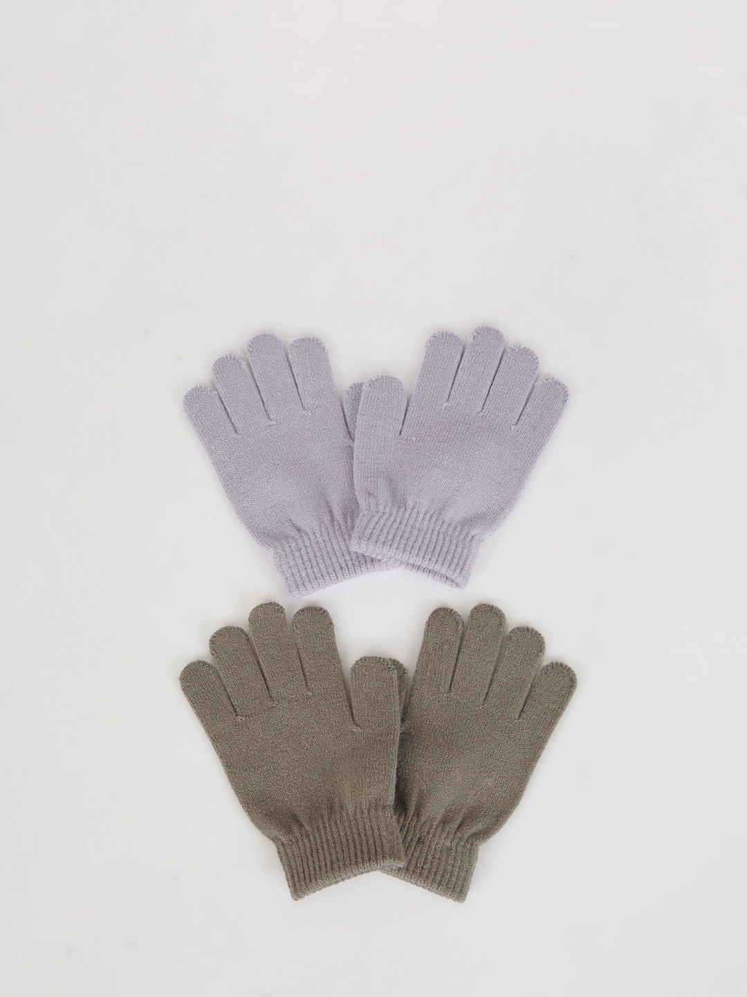 

DeFacto Girls Acrylic Winter Gloves, Brown